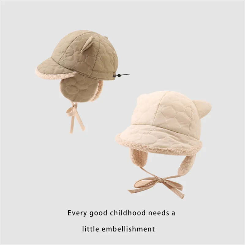 Yi Bu Kang Cotton Trapper Hats Kids'-5
