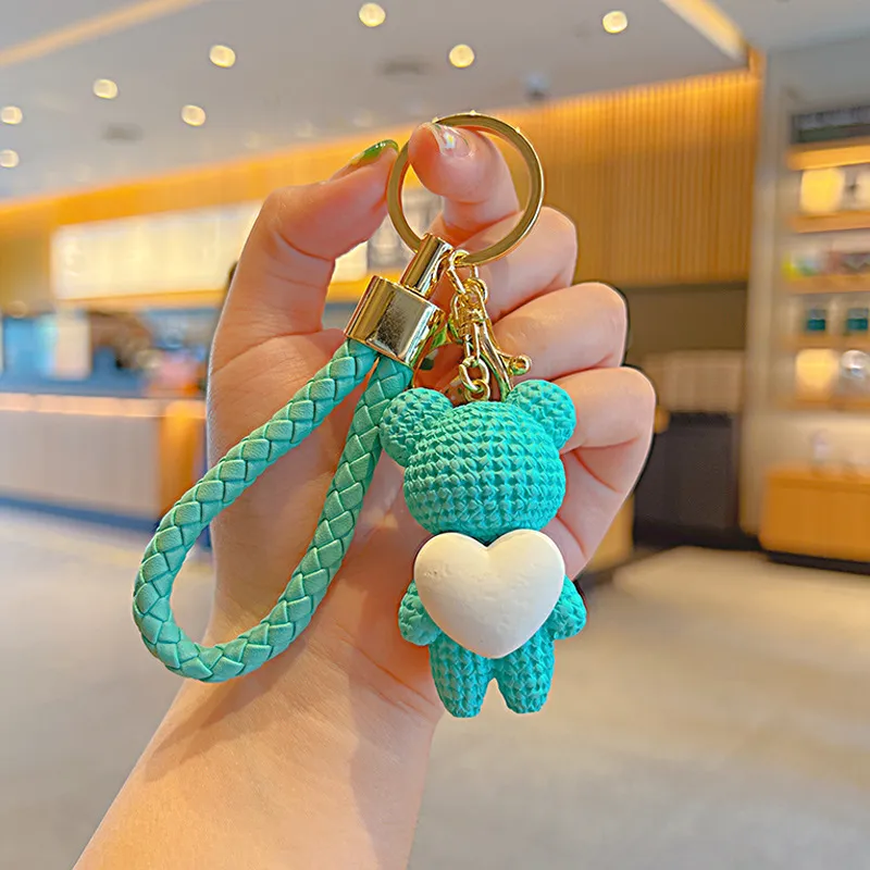 Yi Bu Kang PVC KeyName Refined Internet-Famous Cute Pendant Backpack Charm Car Chain Unisex-11