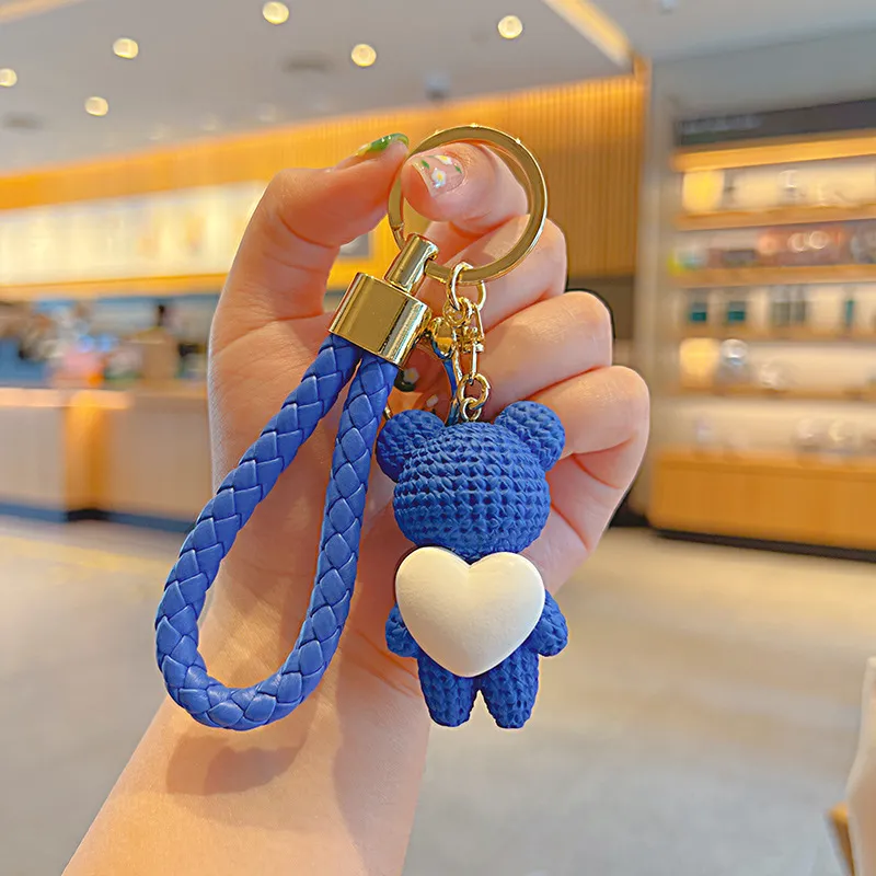 Yi Bu Kang PVC KeyName Refined Internet-Famous Cute Pendant Backpack Charm Car Chain Unisex-8