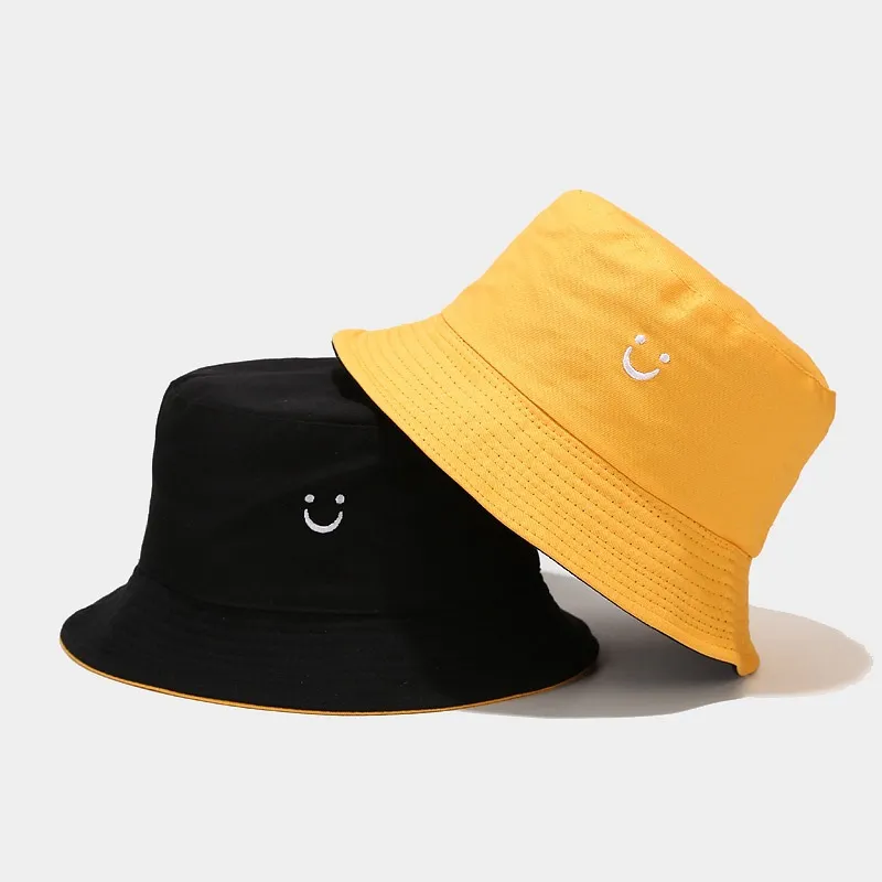 Yi Bu Kang Cotton Bucket Hats Unisex-13