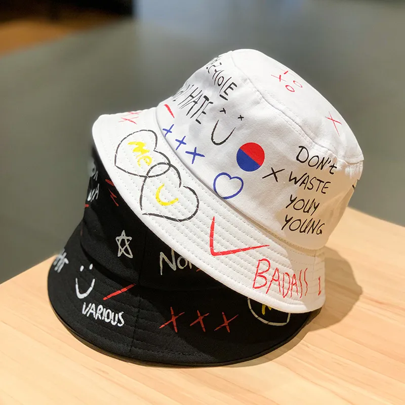 Yi Bu Kang Polyester Bucket Hats Unisex-2
