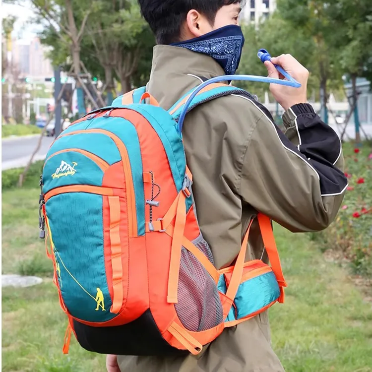 KUODONG Nylon Backpack Unisex Multicolor-9
