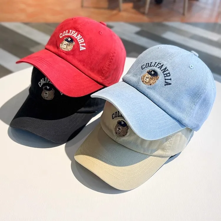 Yi Bu Kang Cotton Baseball Caps Unisex-14
