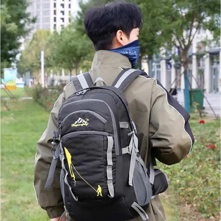 KUODONG Nylon Backpack Unisex Multicolor-4