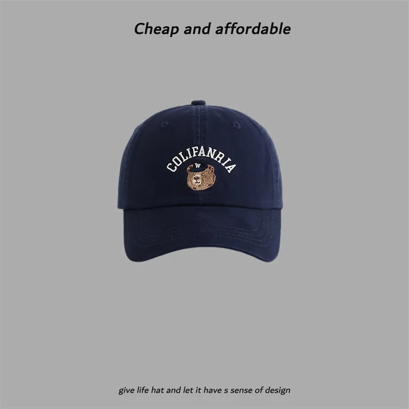 Yi Bu Kang Cotton Baseball Caps Unisex-19