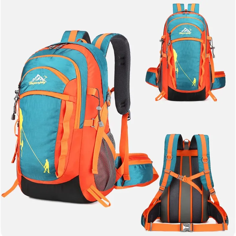 KUODONG Nylon Backpack Unisex Multicolor-10