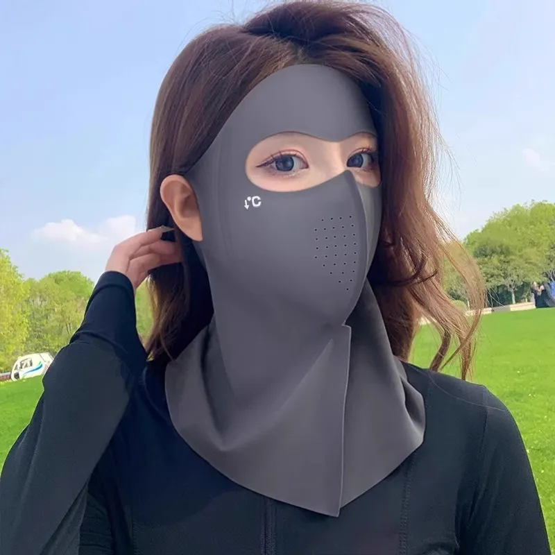 Yi Bu Kang Polyester Sun Protection Masks Women's-3