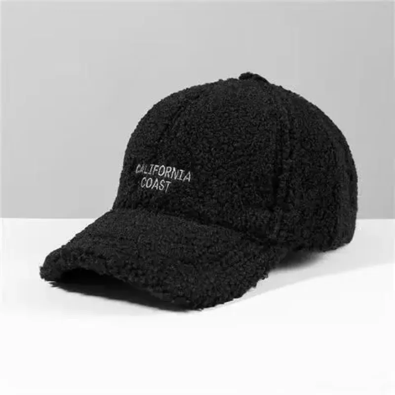 Yi Bu Kang Plush Baseball Caps Unisex-4