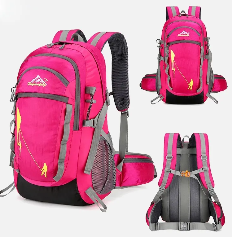 KUODONG Nylon Backpack Unisex Multicolor-7