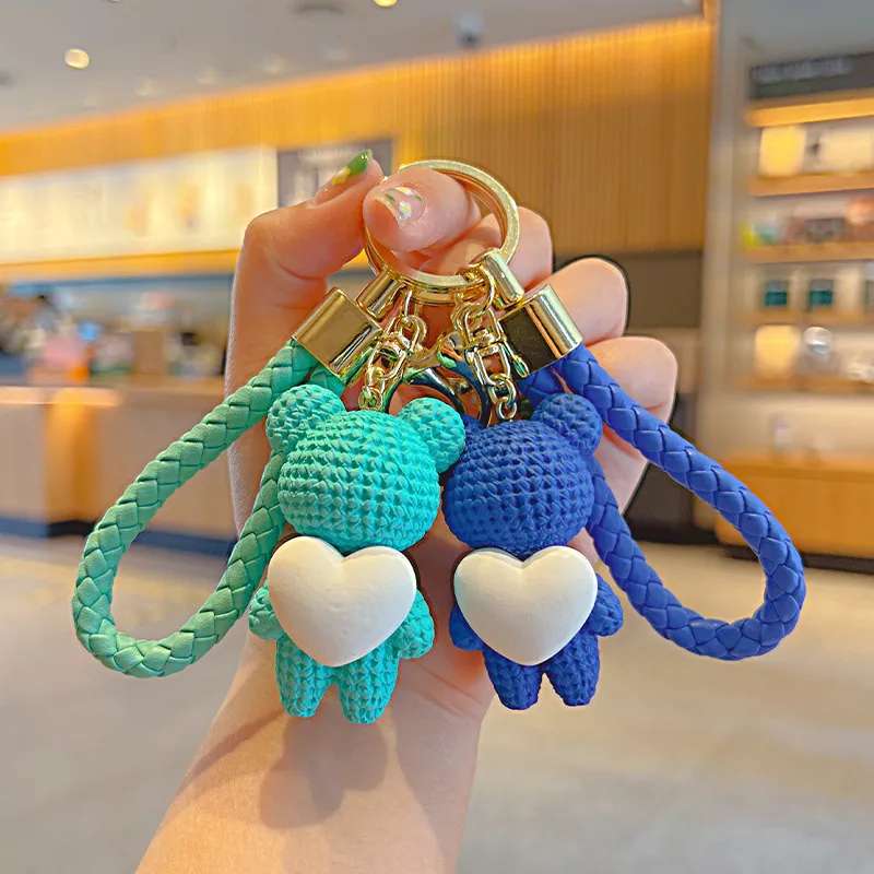 Yi Bu Kang PVC KeyName Refined Internet-Famous Cute Pendant Backpack Charm Car Chain Unisex-9