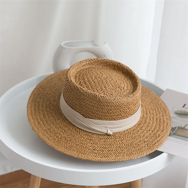 Yi Bu Kang Raffia Top Hats Unisex-2