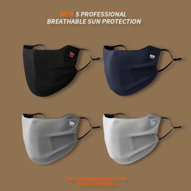 Yi Bu Kang Polyester Sun Protection Masks Men's-3