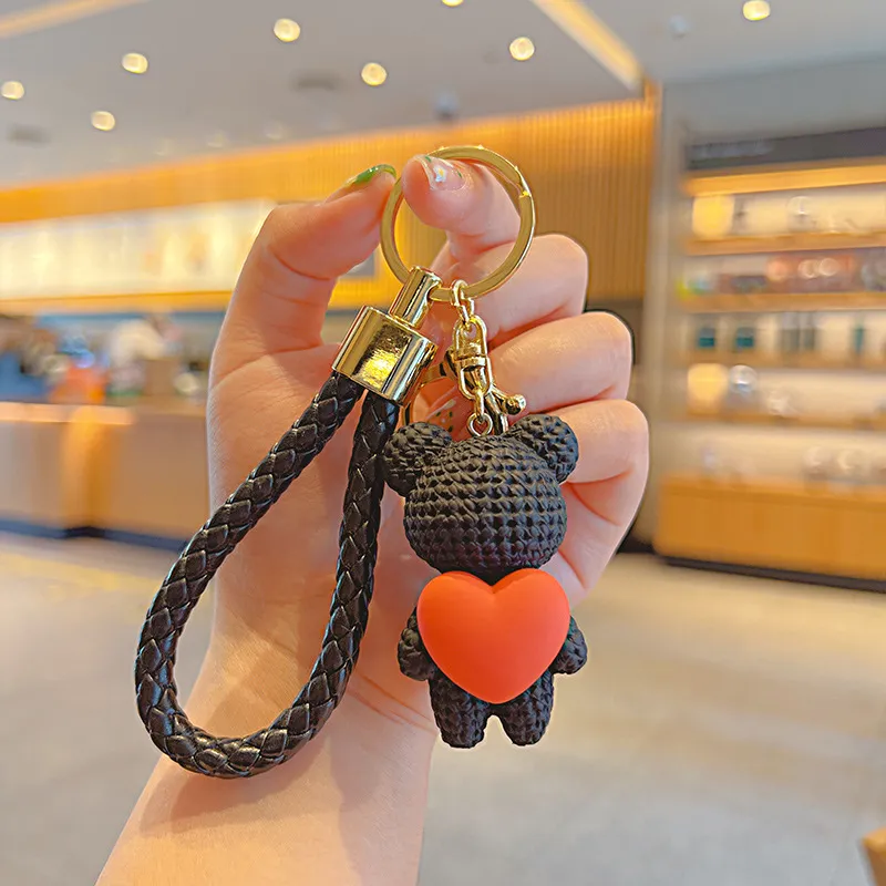 Yi Bu Kang PVC KeyName Refined Internet-Famous Cute Pendant Backpack Charm Car Chain Unisex-17