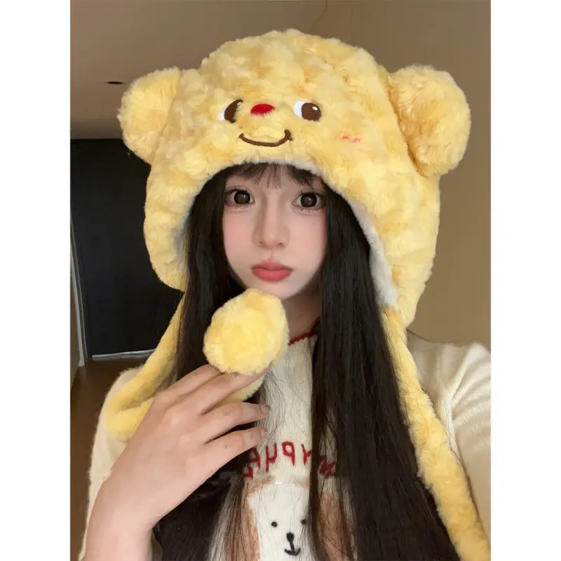 Yi Bu Kang Plush Beanies Unisex-4