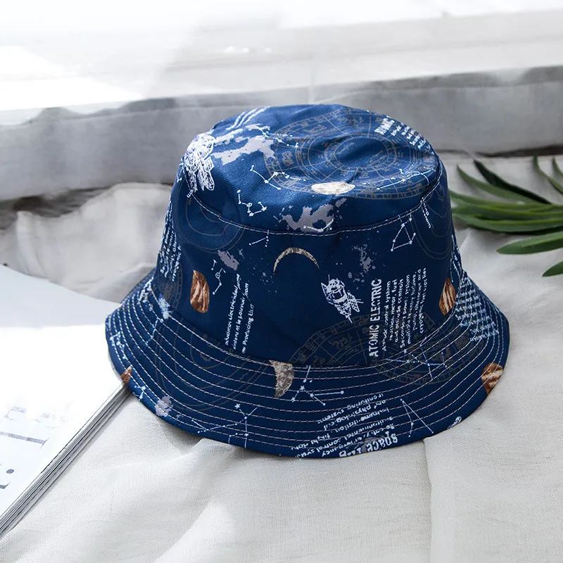 Yi Bu Kang Polyester Bucket Hats Unisex-3