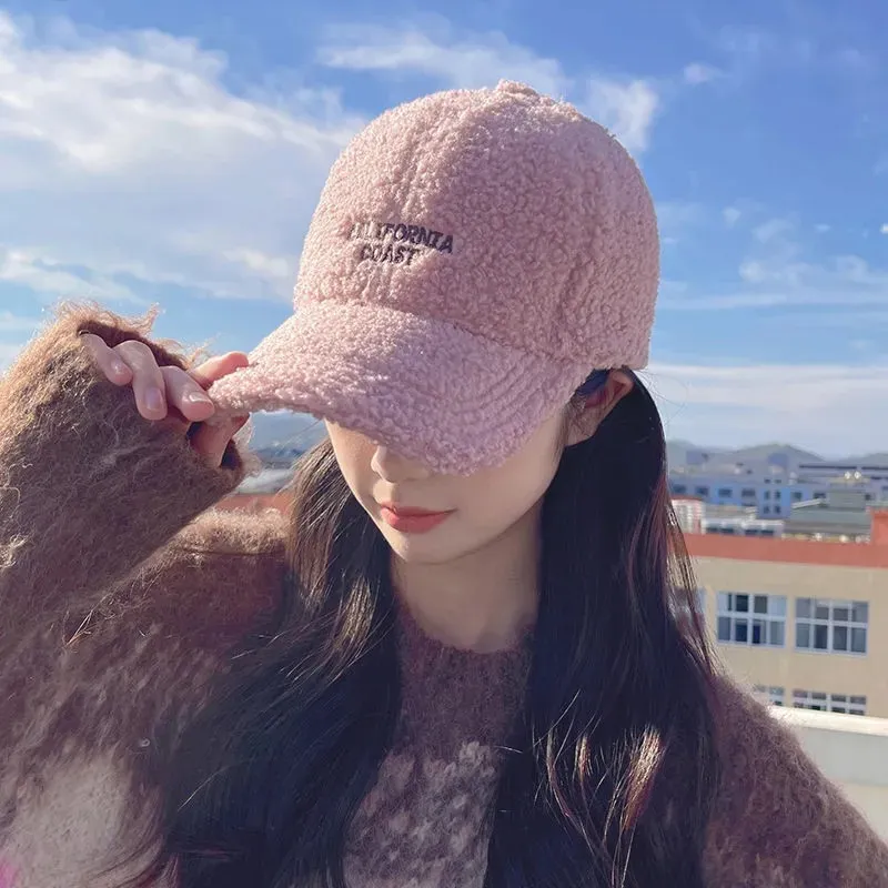 Yi Bu Kang Plush Baseball Caps Unisex-7