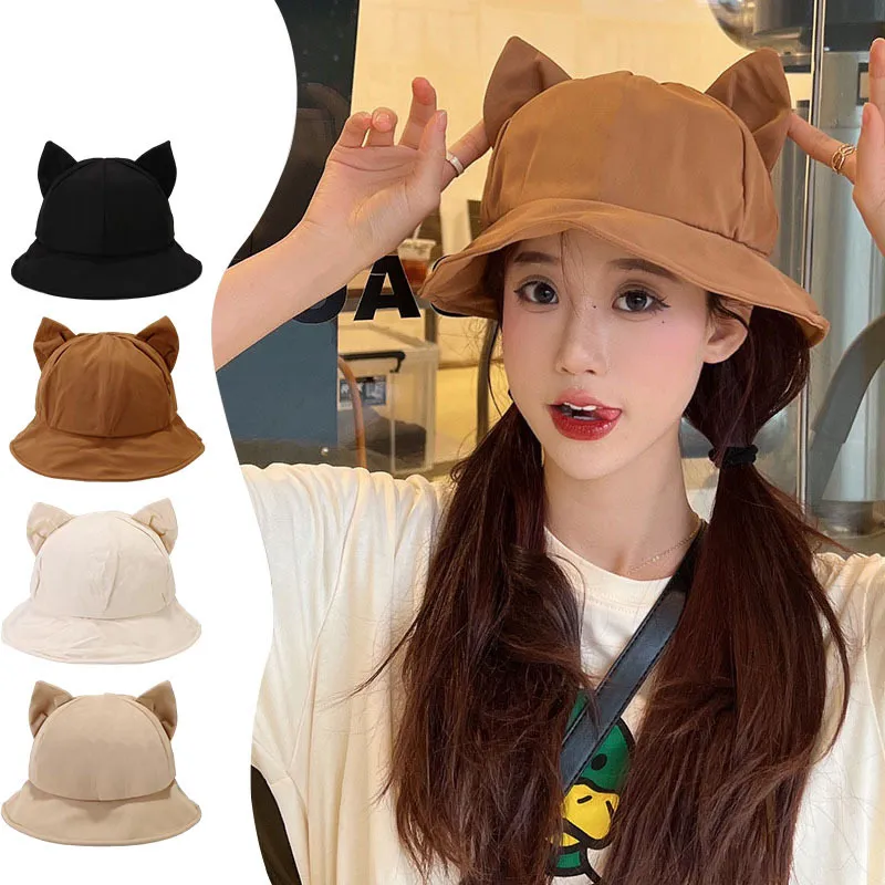 Yi Bu Kang Cotton Bucket Hats Unisex-8