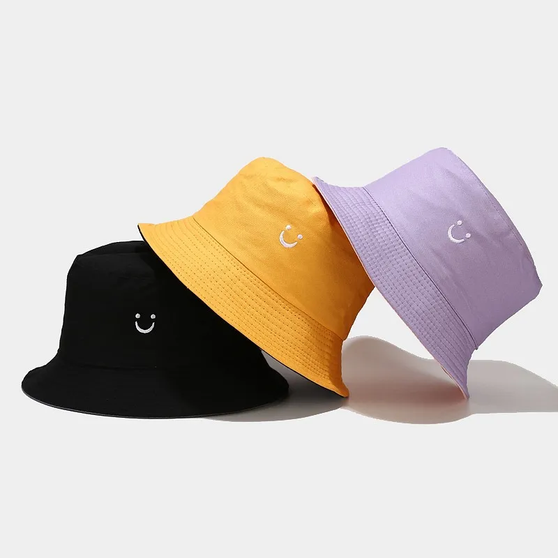 Yi Bu Kang Cotton Bucket Hats Unisex-15