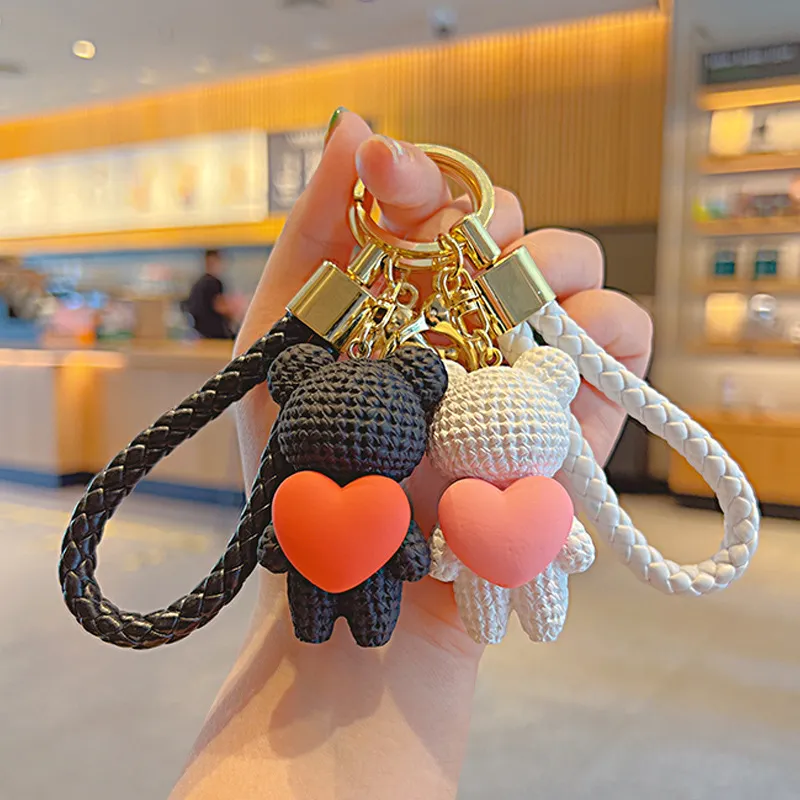 Yi Bu Kang PVC KeyName Refined Internet-Famous Cute Pendant Backpack Charm Car Chain Unisex-18