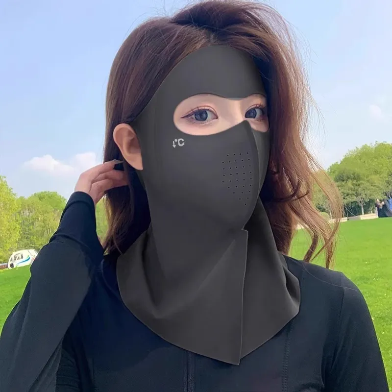 Yi Bu Kang Polyester Sun Protection Masks Women's-7