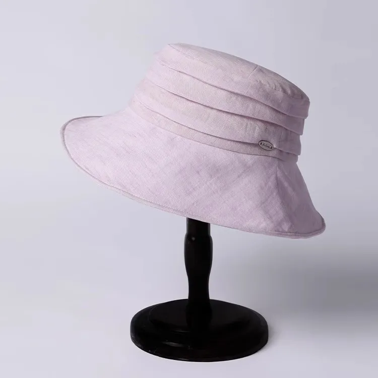 Mr Duck Linen Bucket Hats Unisex-2