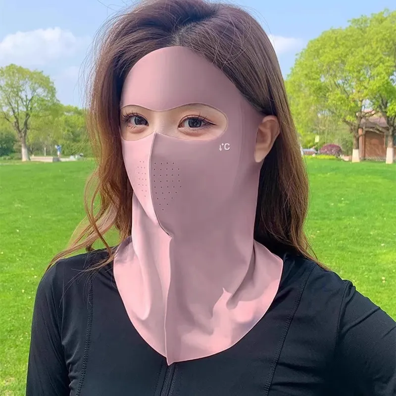 Yi Bu Kang Polyester Sun Protection Masks Women's-5