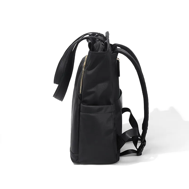 MAKEUP KITTEN Nylon Synthetic Leather Backpack One Shoulder Bag Regular Women's Khaki-9