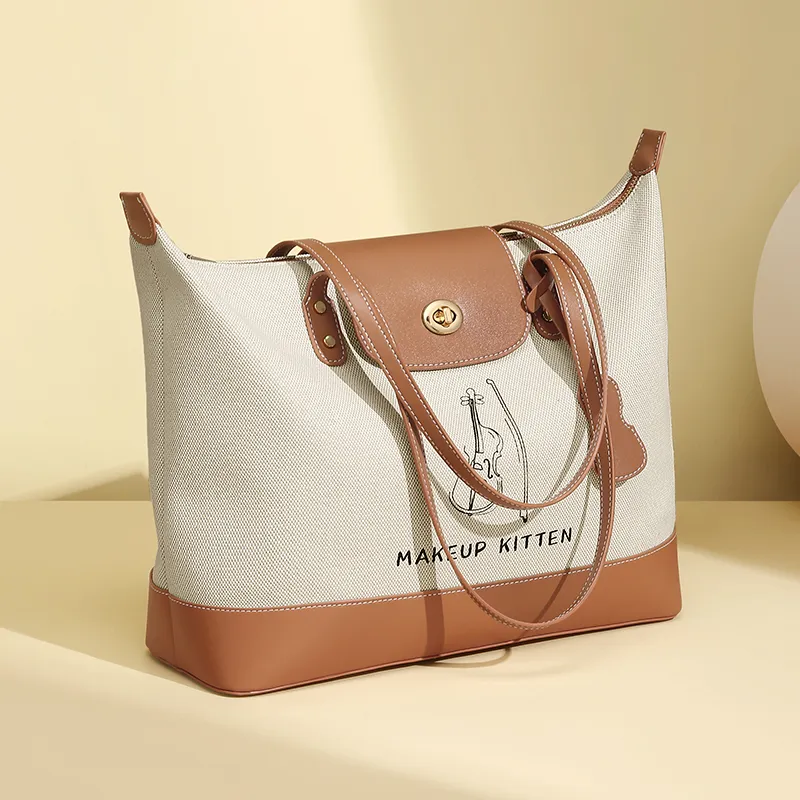 MAKEUP KITTEN Shoulder Bags Ecru-5