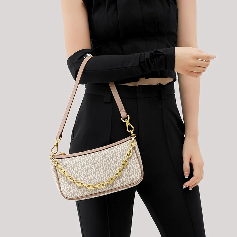 MAKEUP KITTEN PVC Handbag Women's Ecru-9