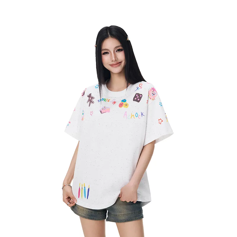 A Chock T-Shirts Unisex White-2