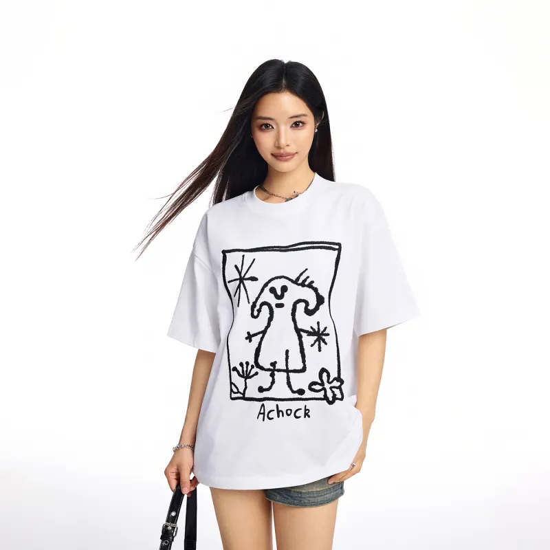 A Chock T Shirts Unisex White-3