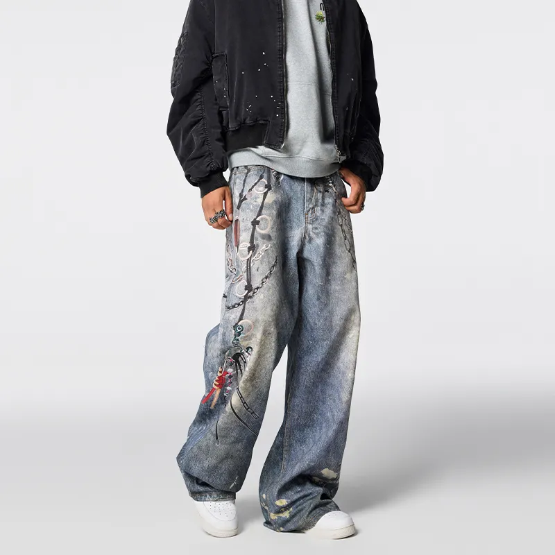 A Chock Jeans Men Blue-3