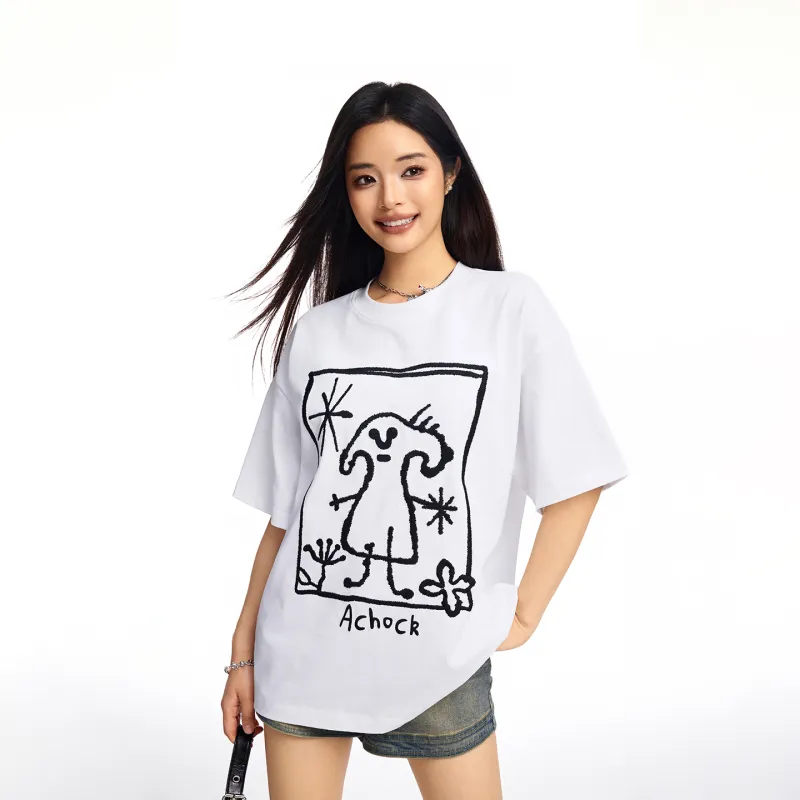 A Chock T Shirts Unisex White-4