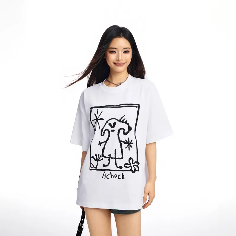 A Chock T Shirts Unisex White-2