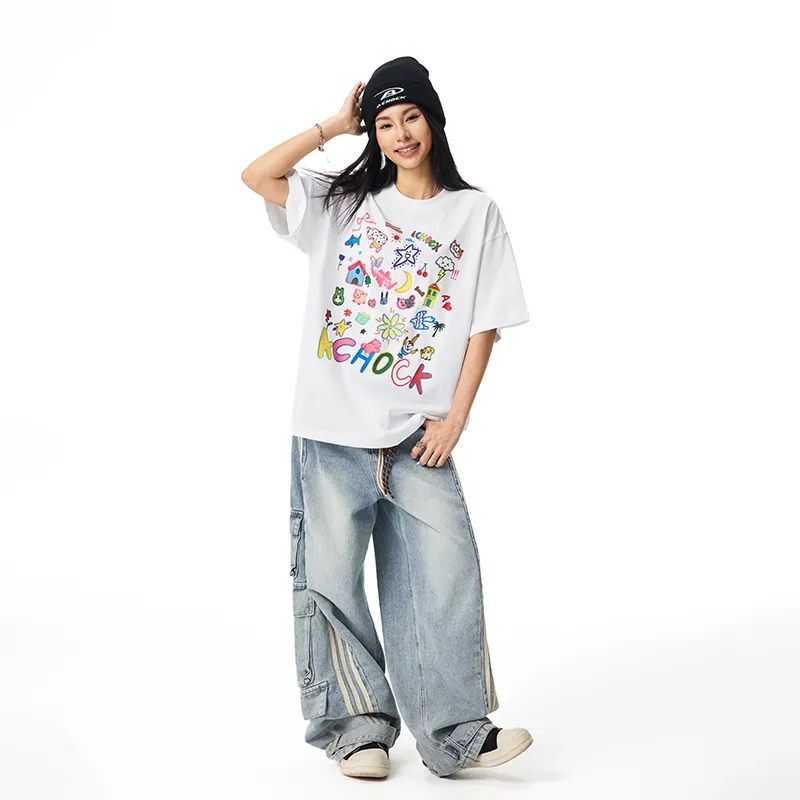 A Chock T Shirts Unisex White-5