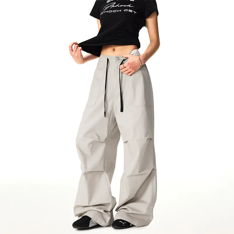 A Chock Cargo Pants Unisex Gray-3