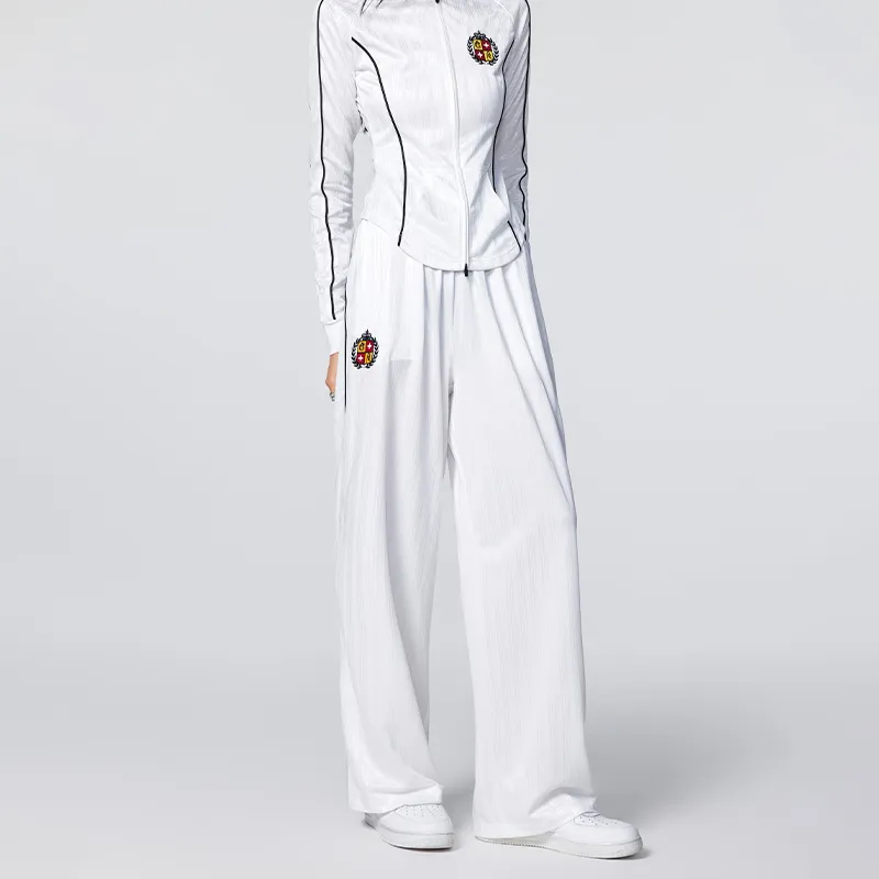 A Chock Casual Pants Unisex White-2