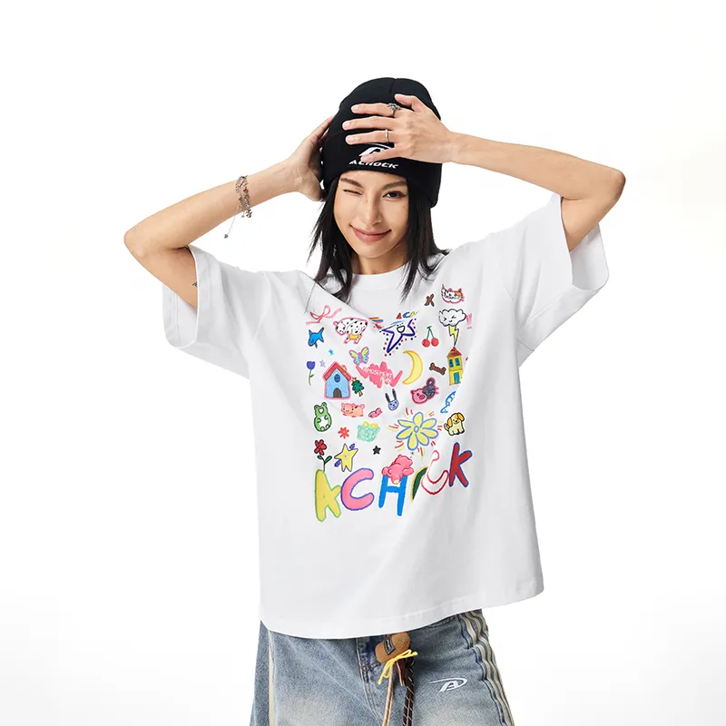A Chock T Shirts Unisex White-4