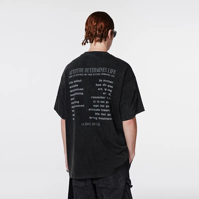 A Chock Casual T Shirt Unisex Black-3