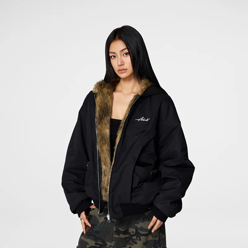 A Chock Jackets Coats Unisex Black-2