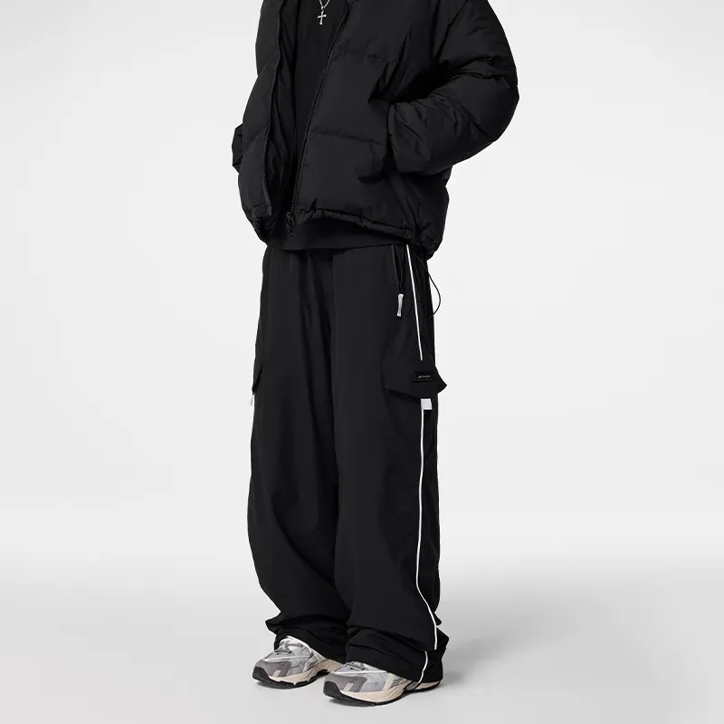 A Chock Cargo Pants Unisex Black-2