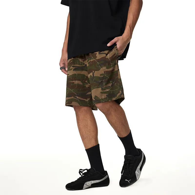 A Chock Casual Shorts Unisex Camouflage-2