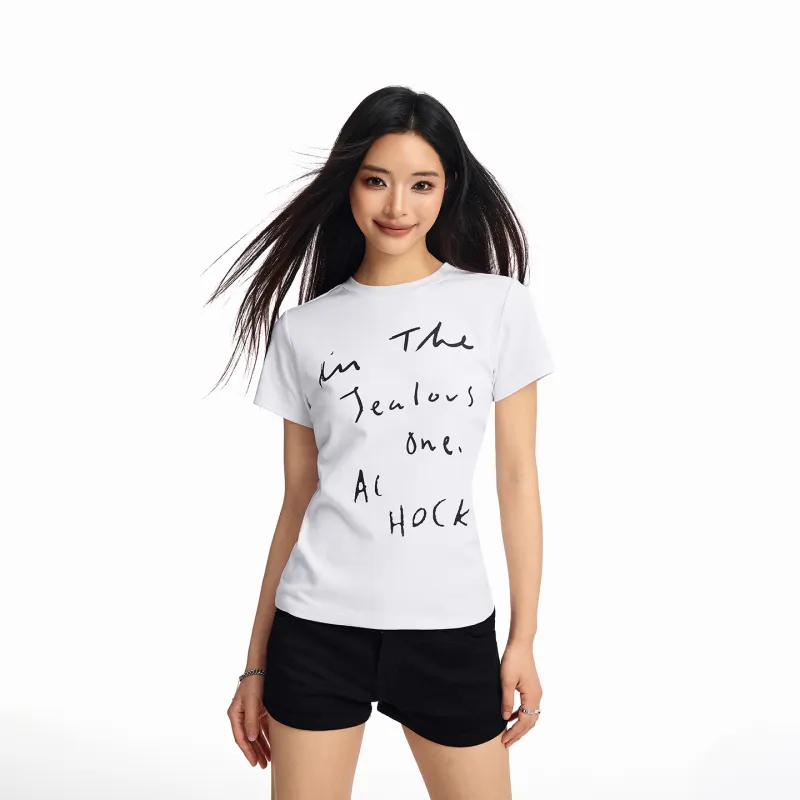 A Chock T Shirts Women's White-2