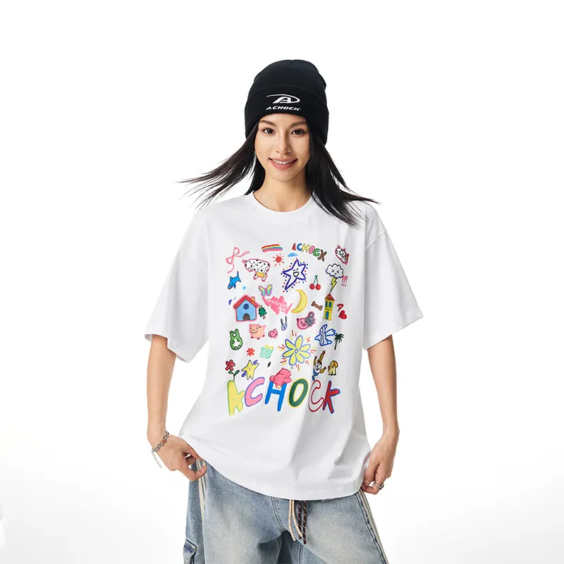 A Chock T Shirts Unisex White-3