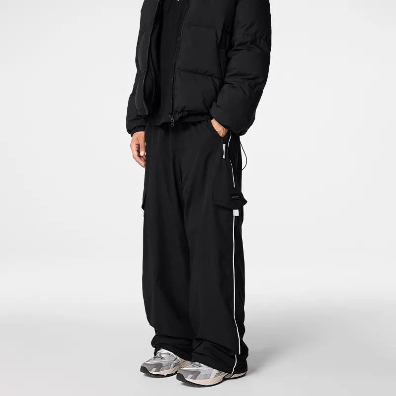 A Chock Cargo Pants Unisex Black-5