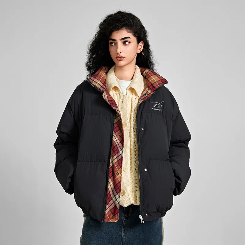 A Chock Puffer Jacket Unisex Black-4