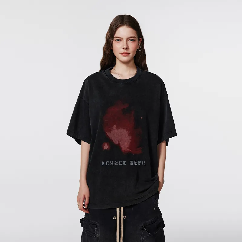 A Chock Casual T Shirt Unisex Black-5