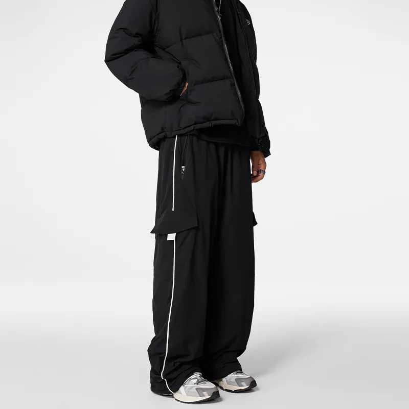 A Chock Cargo Pants Unisex Black-4