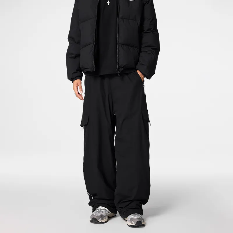 A Chock Cargo Pants Unisex Black-3