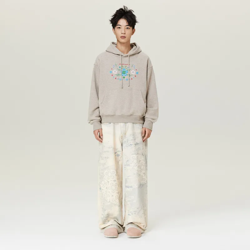 MostwantedLab MostwantedLab Vintage Flower Sweatshirt Unisex-21